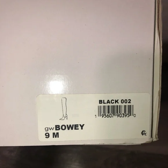 GUESS Women's Bowey Stiletto Patent Stretch Over-the-Knee Boots New - Picture 5 of 5